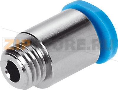 Штуцер с цанговым соединением Festo QSMP-M6X0.75-4 