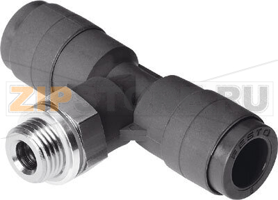 Тройник цанговый с резьбой Festo QST-V0-G1/2-10 