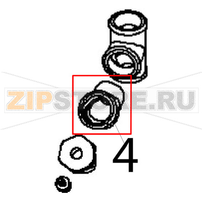 Elbow 45 °C, 1", MF Angelo Po 091CP1E Elbow 45 °C, 1", MF Angelo Po 091CP1EЗапчасть на деталировке под номером: 4
