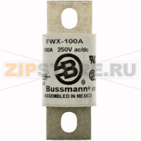 Предохранитель, 100 A, AC 250 В, 200 кА, 31x80 мм, UL Eaton BUSS HIGH SPEED FUSE