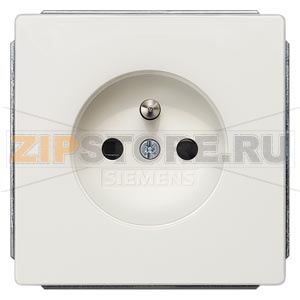 DELTA STYLE ТИТАНОВО-БЕЛЫЙ РОЗЕТКА 10A DC/16А AC 250В С ЗАЩИТНЫМ КОНТАКТОМ, ЗАЩИТНЫМИ ШТОРКАМИ, С БЕЗРЕЗЬБОВЫМИ КОНТАКТНЫМИ ЗАЖИМАМИ ЭЛ.-МЕХ. ЧАСТЬ Siemens 5UB1367 