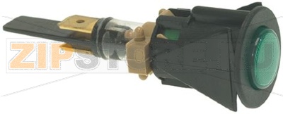 ЛАМПА С ЗЕЛЕНЫМ ЦОКОЛЕМ, 230 В 