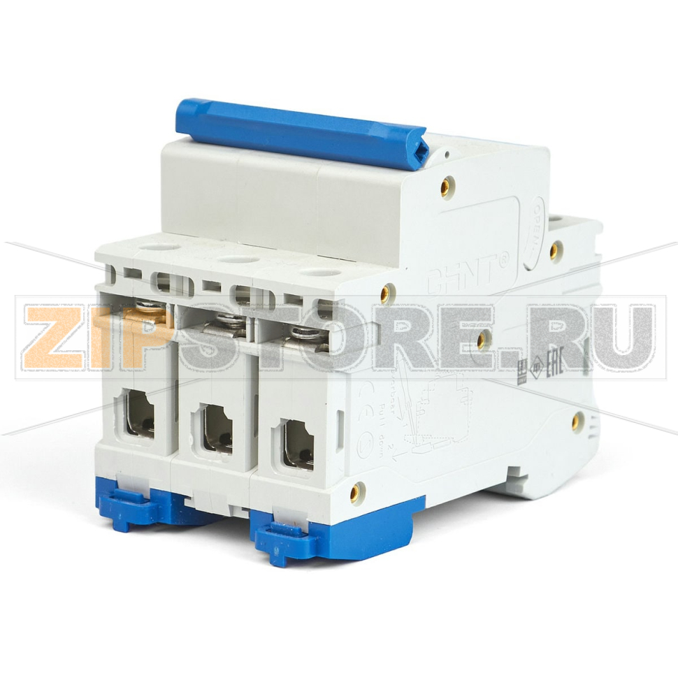 Выключатель автоматический 1 А, 6 кА, 3 полюса Chint NB1-63 