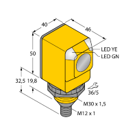 Датчик фотоэлектрический Turck Q40AW3FF600Q4