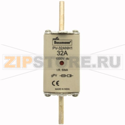 Предохранитель, 355 A, DC 1000 В, 50 кА, NH3, gPV, UL PV, UL, IEC Eaton FUSE 355A 1000V DC PV SIZE 