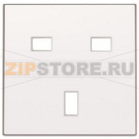 Накладка розетки, альпийский белый ABB 1210.80