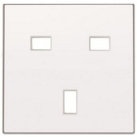 Накладка розетки, альпийский белый ABB 1210.80