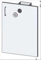 ЗАСЛОНКА ДЛЯ ОПОРЫ ДЕРЖАТЕЛЯ БУТЫЛОК 