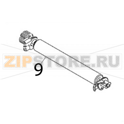Platen roller SA Sato CT408LX DT Platen roller SA Sato CT408LX DTЗапчасть на деталировке под номером: 9Название запчасти на английском языке: Platen roller SA Sato CT408LX DT.