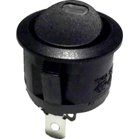 Переключатель клавишный 250 В/AC, 6 А, 1 x выкл/вкл TRU Components R13-112L B/B RED 3V