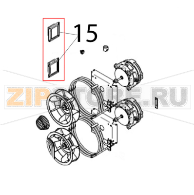 Gruppo lampada rettang. 25 W, 230 V, G9 Piron PF1006_PI1 Gruppo lampada rettang. 25 W, 230 V, G9 Piron PF1006_PI1Запчасть на деталировке под номером: 15