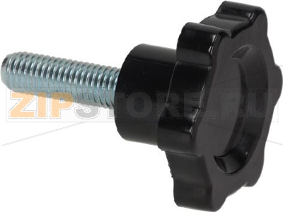 KNOB BLACK DISK LOCKING ø 58 mm 