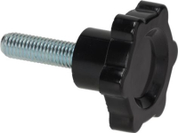 KNOB BLACK DISK LOCKING ø 58 mm