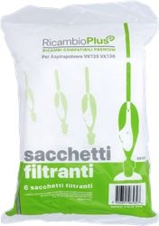 BAGS VK135/VK136 RICAMBIO PLUS PACK 6 PC 
