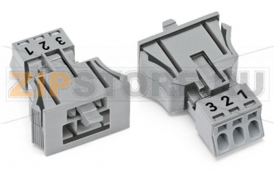 Защелкивающийся штекер; 3-пол.; Код. B; 1,50 mm; серые Wago 890-753 Protected against mismating and maintenance-freePush-in CAGE CLAMP® spring pressure connection technology allows solid conductors to be simply pushed into a unit.Low profile with 4.4 mm pole spacingComponents can be clearly printed on and color-coded to meet custom requirements.When assembled, the installation connectors comply with IP40 and are suitable for easily accessible areas....