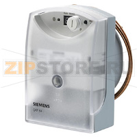 Датчик защиты от замораживания, аналоговый и 2-точечный, капиллярная трубка 6000 мм Siemens QAF64.6-J