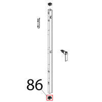 Supporto sonda al cuore con cava Unox XVC 1005P