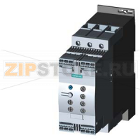 УСТРОЙСТВО ПЛАВНОГО ПУСКА SIRIUS, ТИПОРАЗМЕР S2, 72A, 37КВТ/400V, 40 ГРАД., НОМИНАЛЬНОЕ РАБОЧЕЕ НАПРЯЖЕНИЕ UE 200-480V AC, НОМИНАЛЬНОЕ НАПРЯЖЕНИЕ ЦЕПИ УПРАВЛЕНИЯ US 110-230V AC/DC , ГЛАВНАЯ ЦЕПЬ: ВИНТОВЫЕ КЛЕММЫ, ВСПОМОГАТЕЛЬНАЯ ЦЕПЬ: ПРУЖИННЫЕ КЛЕММЫ Sie