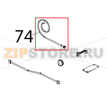 Microinterruttore porta magnetico Unox XB 403 Microinterruttore porta magnetico Unox XB 403Запчасть на деталировке под номером: 74