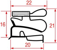 MIDDLE EDGED GASKET 2025 - 2300 mm