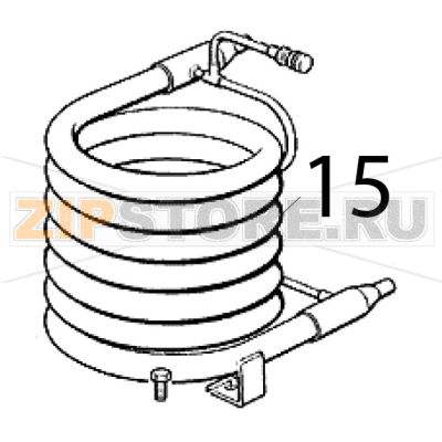 Condensatore Scotsman MF 46 WS Condensatore Scotsman MF 46 WSЗапчасть на деталировке под номером: 15