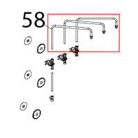 Tubo esterno umidita and raccordo Unox XBC 804