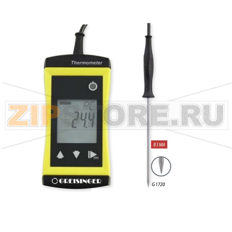 Термометр цифровой, от -70 до +250°C, тип датчика: Pt1000 Greisinger G1720 