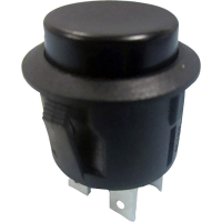 Кнопка 250 В/AC, 6 А, 2 x вкл/выкл, с фиксацией, 1 шт TRU Components TC-R13-527B-02BK