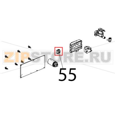 Morsett. a pettine Unox XF 188 Morsett. a pettine Unox XF 188Запчасть на деталировке под номером: 55