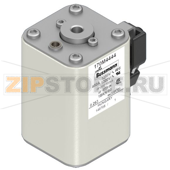 Предохранитель, 450 A, AC 1250 В, 100 кА, size 1, 53x69x80 мм, aR, IEC UL Eaton FUSE, BUSSMANN 