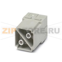 Модуль HEAVYCON для установки штыревых контактов Phoenix Contact HC-M-HS-MOD-ST