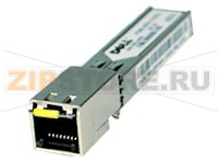 Модуль SFP Dell 310-7225 1000BASE-T, Small Form-factor Pluggable (SFP), Copper, RJ45, 1.25Gbps Data Rate  