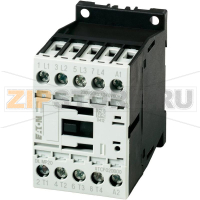 Контактор силовой 4 кВт, 24 В/DC, 9 А: 1 шт Eaton DILM9-10(24VDC)