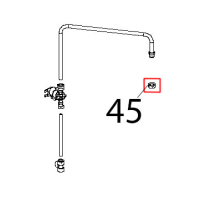 Dado M14, H=8, CH=22, inox Unox XBC 404