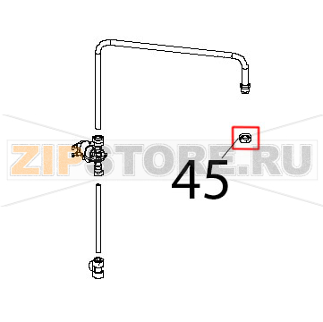 Dado M14, H=8, CH=22, inox Unox XBC 404 Dado M14, H=8, CH=22, inox Unox XBC 404Запчасть на деталировке под номером: 45