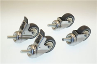 KIT RUOTA S/FRENO D.60X22 - 4 PZ