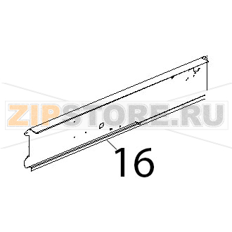 Profilo porta componenti inox Unox XBC 815G Profilo porta componenti inox Unox XBC 815GЗапчасть на деталировке под номером: 16