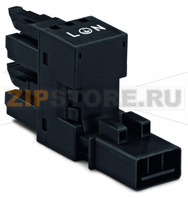 h-distribution connector; 3-pole; Cod. A; 1 input; 2 outputs; outputs on one side; 3 locking levers; for flying leads; white Wago 890-686 Protected against mismating and maintenance-freeLow profile with 4.4 mm pole spacing...