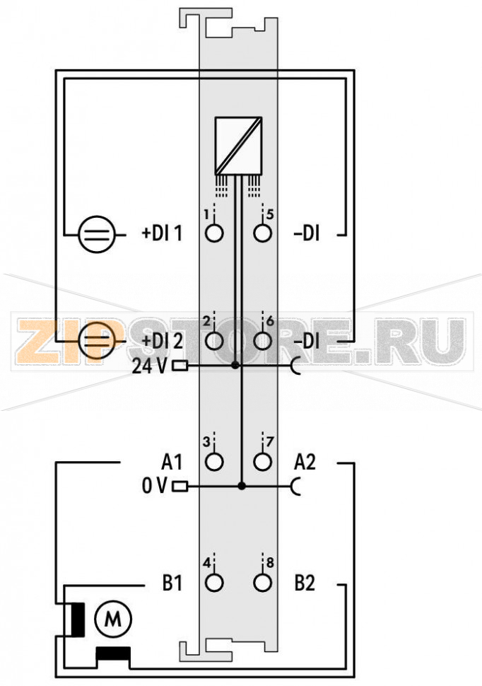Контроллер шагового привода; тока; 1,5 A; светло-серые Wago 750-671 