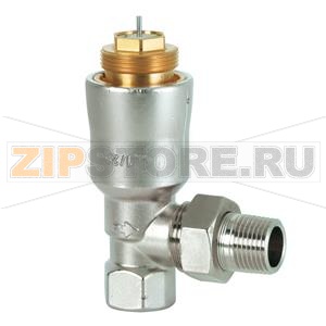 VPE115A-45 - Угловые радиаторные клапаны, DIN, с компенсацией давления, dpw 5 кПа, PN10, DN15, 25...104 л/ч Siemens VPE115A-45 