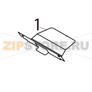 Cutter paper guide C Toshiba TEC B-SX5T-TS22-QM-R Cutter paper guide C Toshiba TEC B-SX5T-TS22-QM-RЗапчасть на деталировке под номером: 1