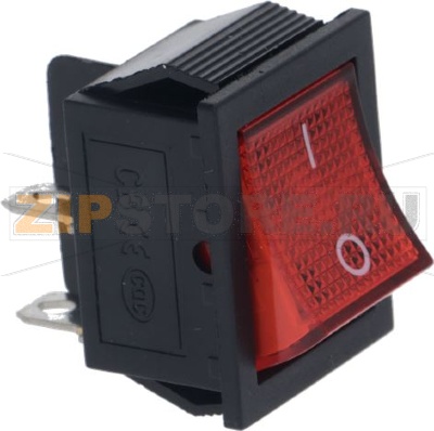 ВЫКЛЮЧАТЕЛЬ КРАСНЫЙ ДВУХПОЛЮСНЫЙ 16А 250В 