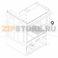 Right tray support Fagor FI-48 B