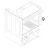 Right tray support Fagor FI-48 B