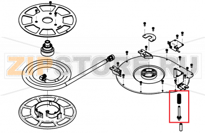 Switch plunger for retractable hand shower P3 CONVOTHERM OES 10.10  Switch plunger for retractable hand shower P3 CONVOTHERM OES 10.10Запчасть на сборочном чертеже под номером: G037Название запчасти на английском&nbsp;языке:&nbsp;Switch plunger for retractable hand shower P3 CONVOTHERM OES 10.10