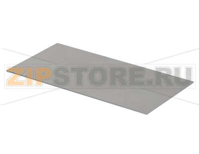 Плата передняя, 2 mm, алюминий, прозрачно анодированный Bopla BO FP 60027 