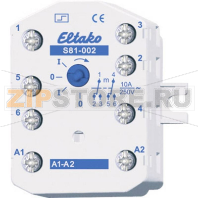 Реле импульсное 230 В, 10 А, 2300 Вт, 1 шт Eltako S81-002-230V 