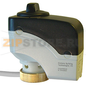 SSY319/60 - Привод клапана, 3-точечный, 300 Н, AC 230 В, 150 с, 6 м, ручное управление Siemens SSY319/60 