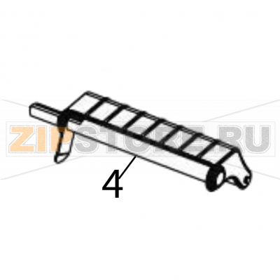 Media damper assembly TSC MH640P Media damper assembly TSC MH640PЗапчасть на деталировке под номером: 4Название запчасти TSC на английском языке: Media damper assembly MH640P.