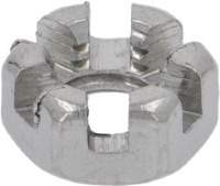 SLOTTED NUT M6 - DIN 979